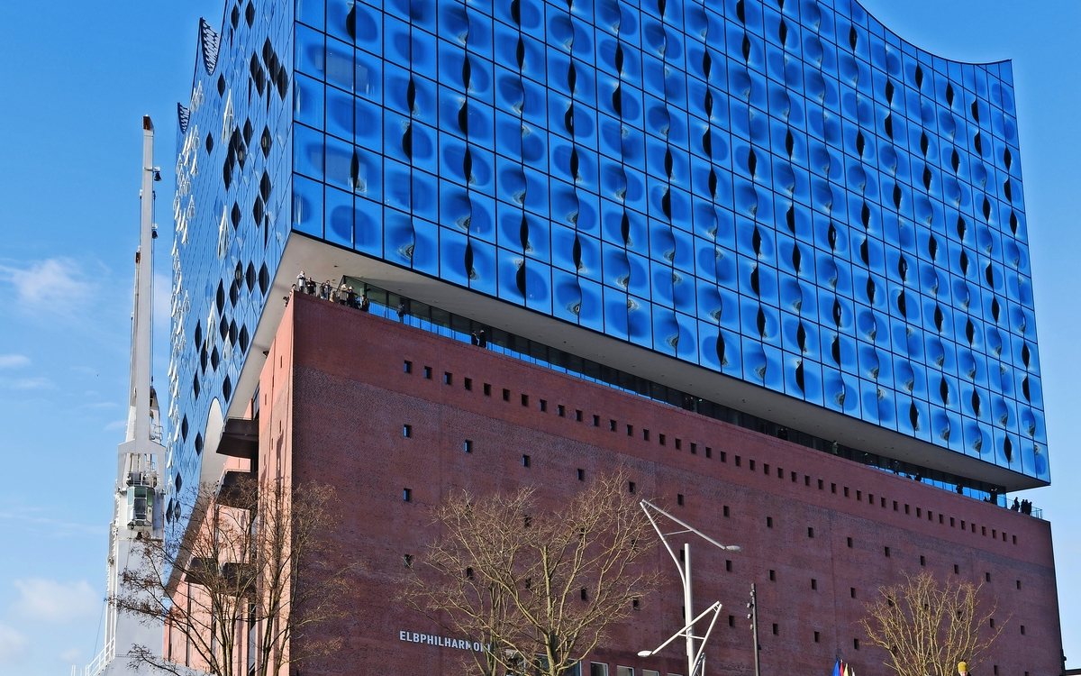 Elbphilharmonie am Hamburger Hafen, Deutschland