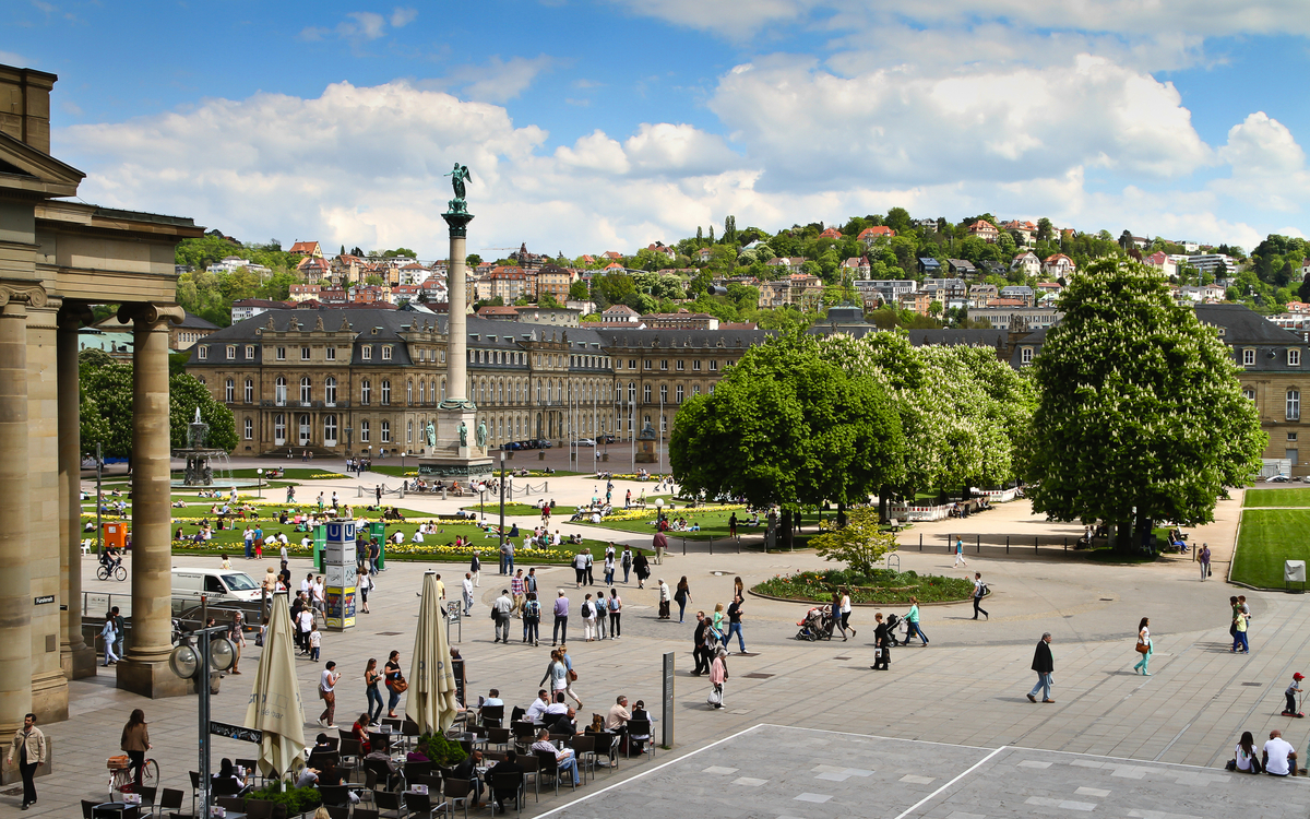 Schlossplatz in Stuttagart