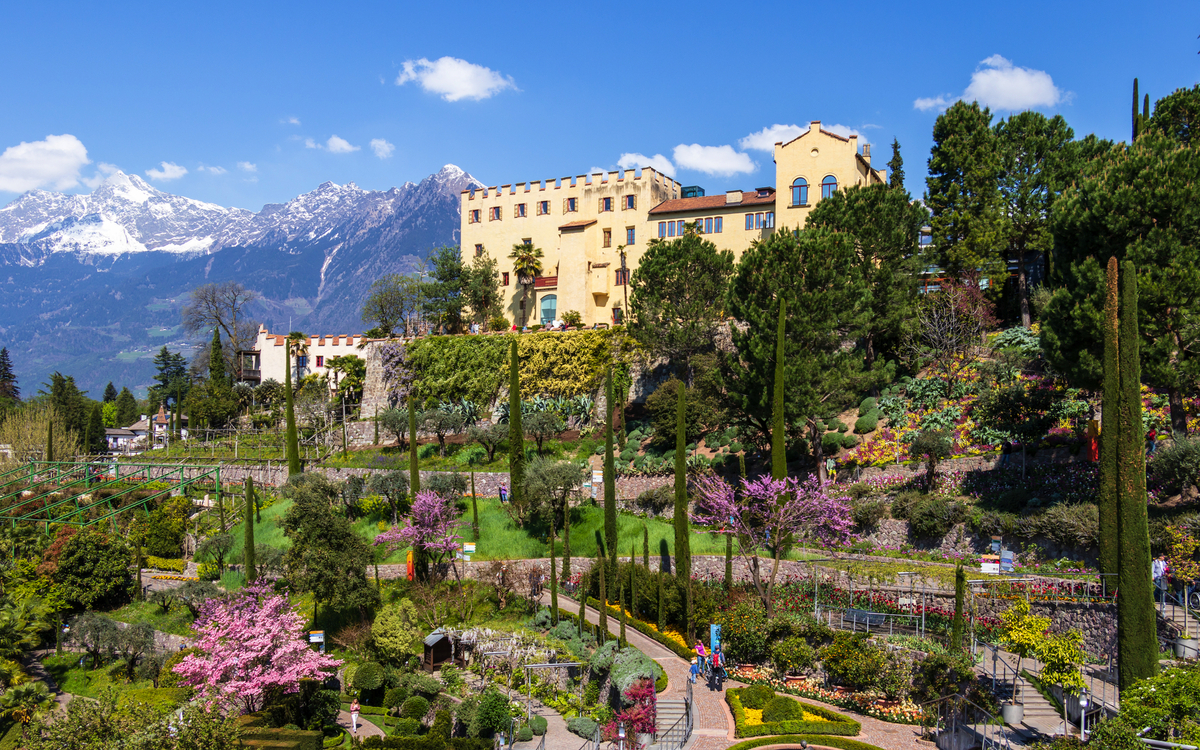 Schloss Trauttmansdorff in Meran, Italien