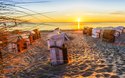 Strandkörbe am Strand von Rügen