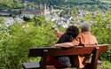 Blick auf Echternach, Luxemburg