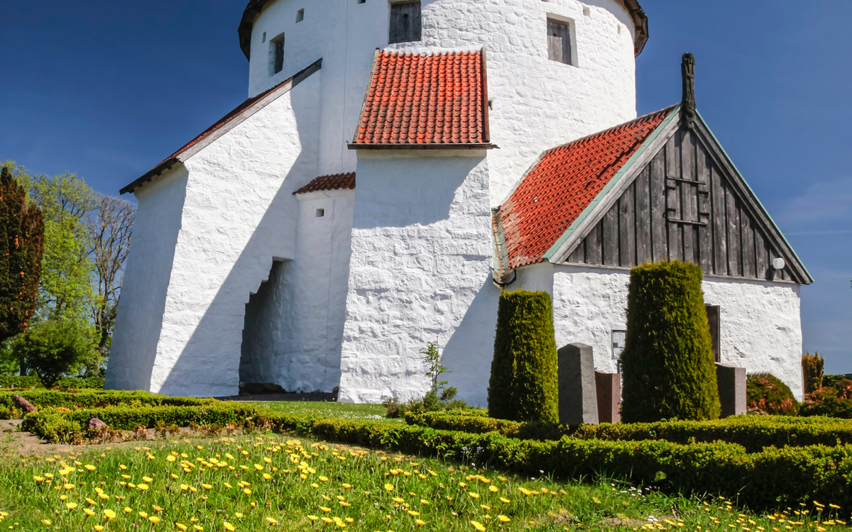 Rundkirche St. Ols Kirche auf Bornholm, Dänemark