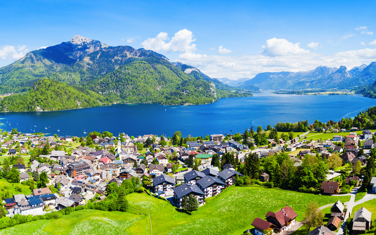 Sankt Gilgen am Wolfgangsee im Salzkammergut