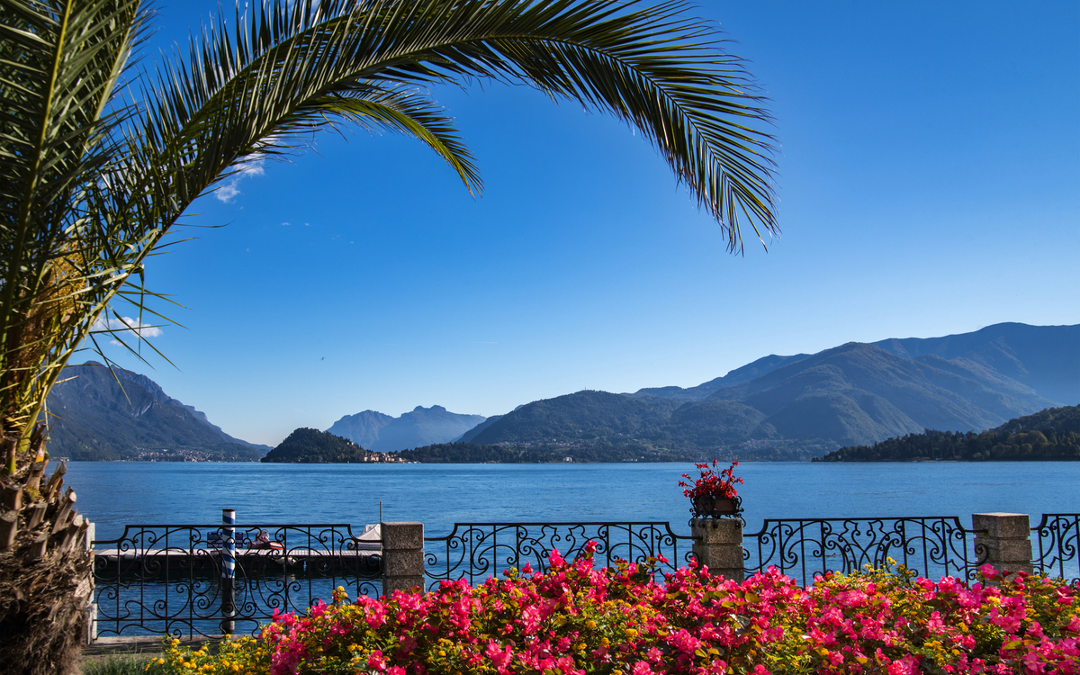 Uferpromenade in Menaggio am Comer See